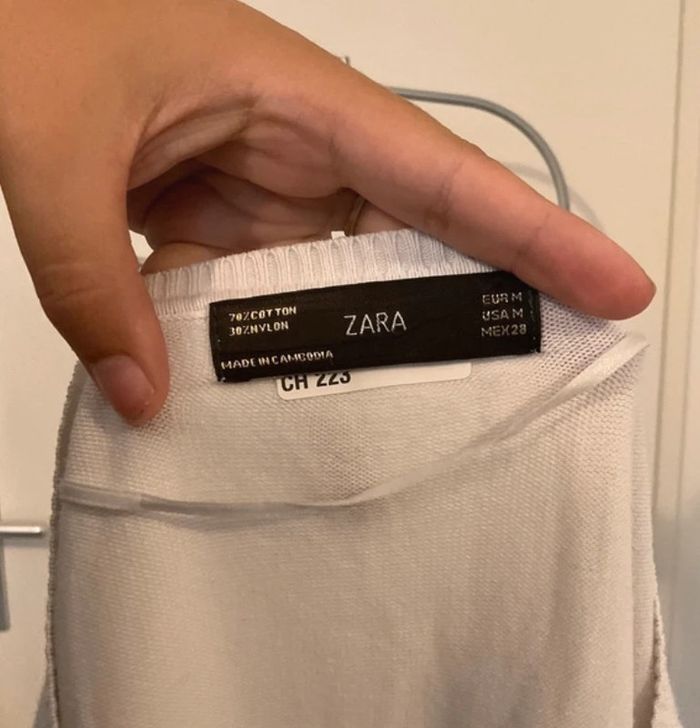 Pull col V Zara - photo numéro 3