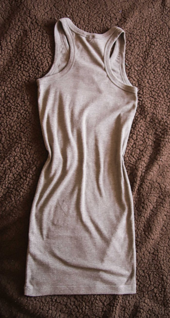 Robe "Marcel" grise en cotton H&M - photo numéro 3