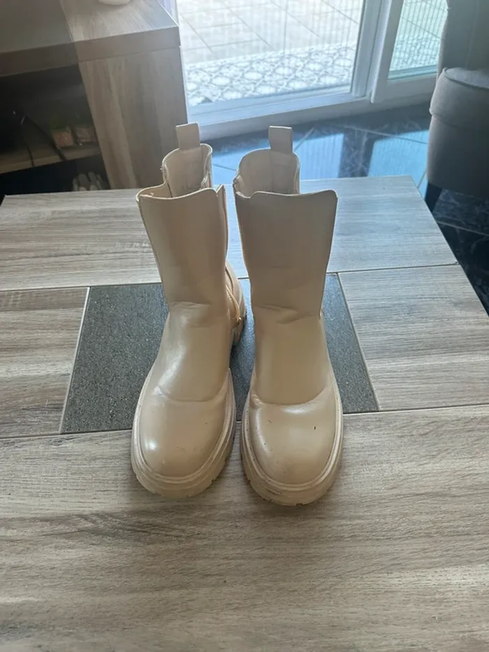 Bottines creme 39 - photo numéro 2