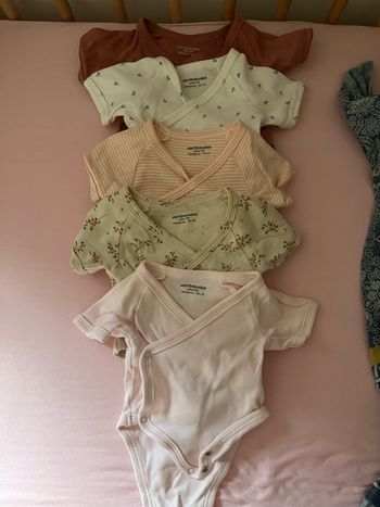 Lot de 5 bodies naissance