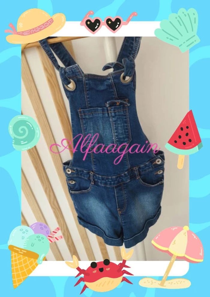 Salopette jean catimini 8ans - photo numéro 2