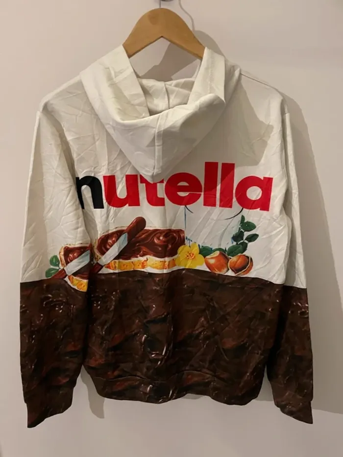 Nutella hoodie sweater S men / M women - photo numéro 2