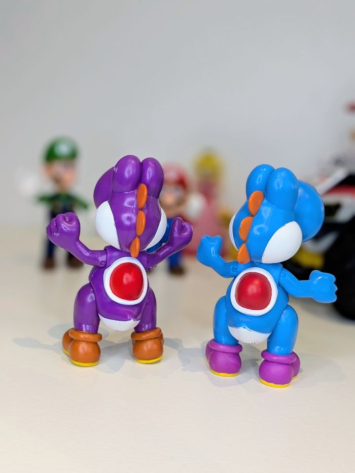 Yoshi violet & bleu – Figurines articulées - photo numéro 4