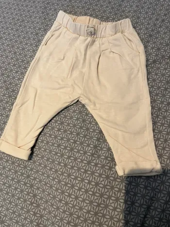 Pantalon sarouel beige Zara