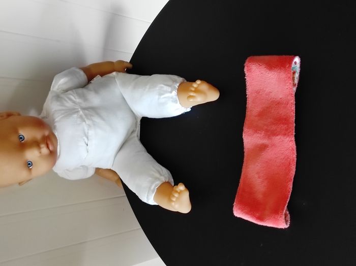 🦊 Bandeau fille 5 ans – Réversible – Motif renard – Fait main