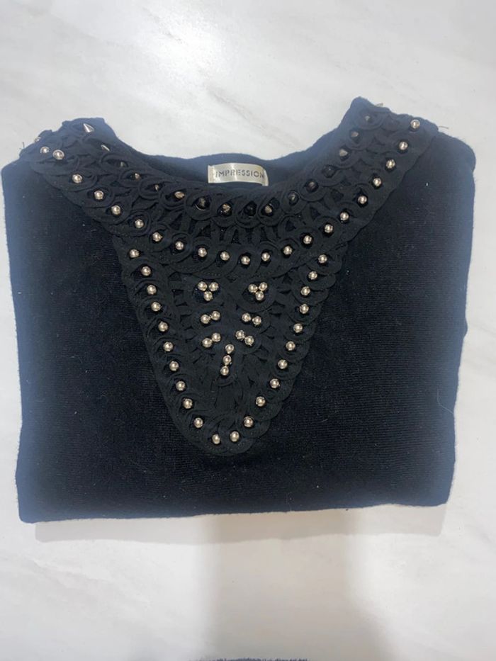 Lot de 3 pull clouté Taille unique