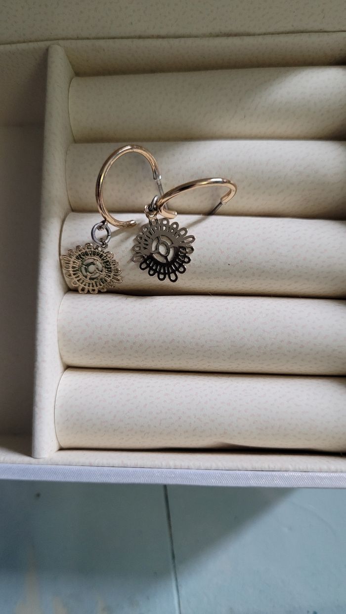 Boucles d oreilles dorée