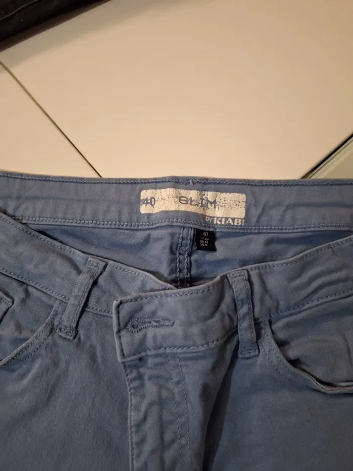 Lot 5 pantalons jeans 40 - photo numéro 7