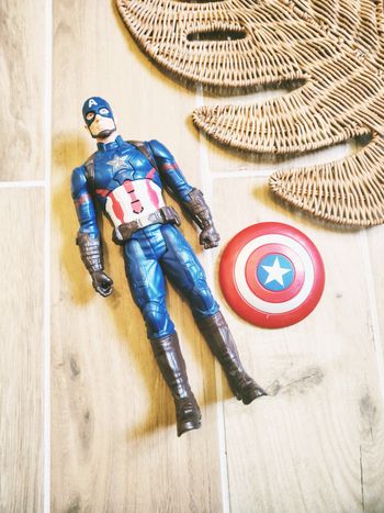 💫Captain america grande figurine électronique sonore de 30 cm Avengers Marvel Hasbro
