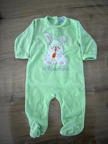 Pyjama lapin vert