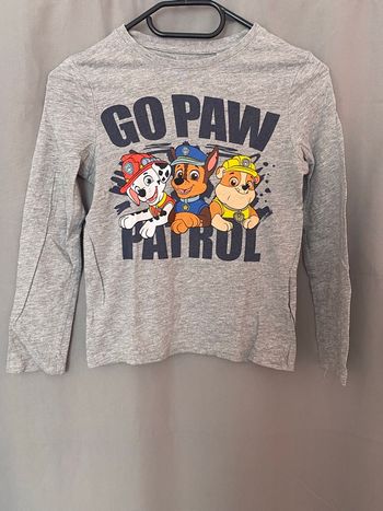 Tee-shirt Manches Longues Pat Patrouille 🐾 Gris 8 ans / 128 cm