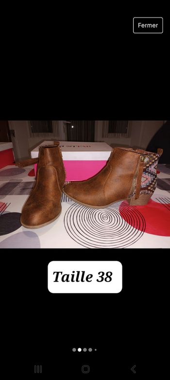 Bottines taille 38 neuves 🏷 valeur 59.95€
