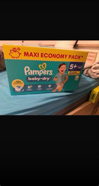 Pampers baby dry taille 5+