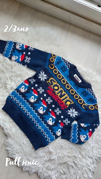 Pull sonic 3 ans