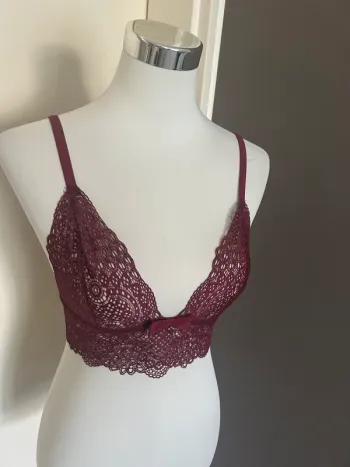 Étam, soutien-gorge, neuf bordeaux prune taille 90 B
