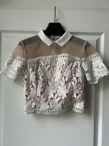 Crop top new look dentelle