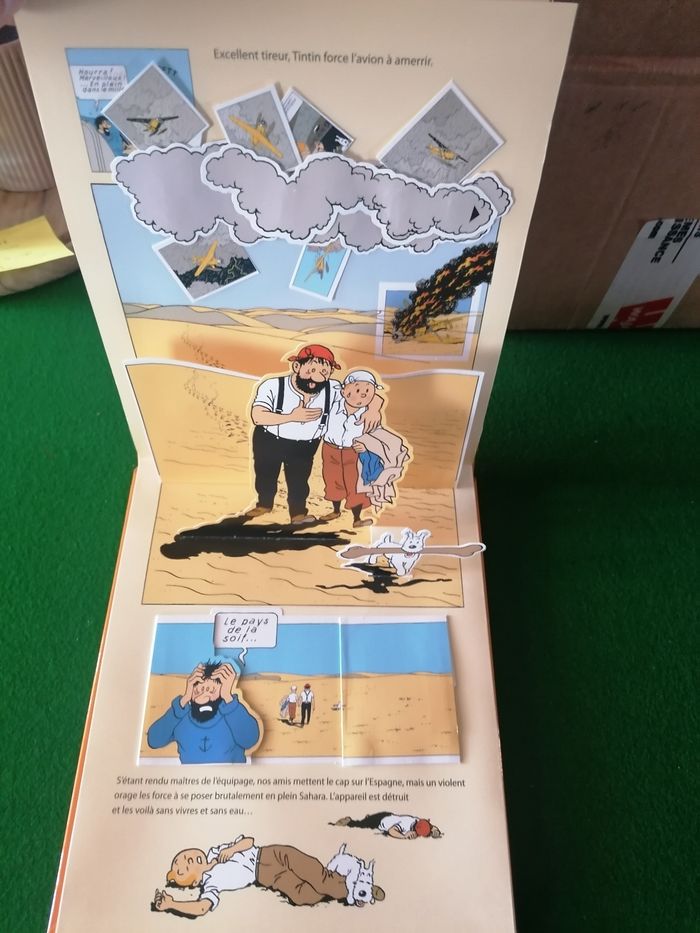 Tintin Livre Pop up Le crabe aux pinces d'or - photo numéro 5