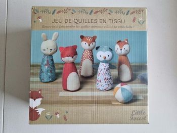 Jeu de quilles en tissu neuf Little Forest