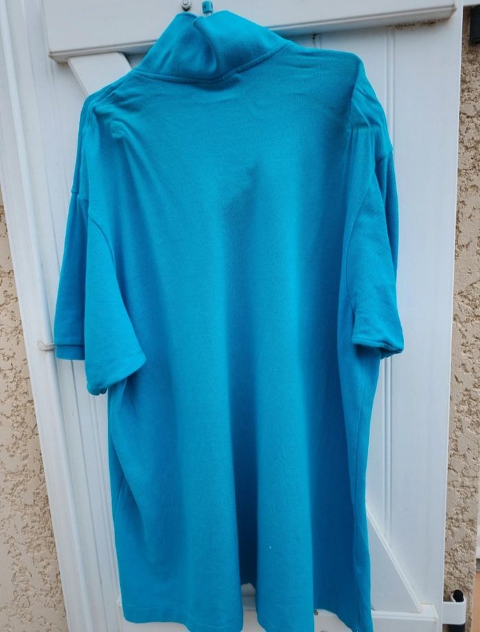 Polo chemise Lacoste taille L turquoise - photo numéro 6
