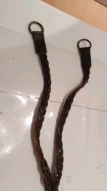 Ceinture tressé double attache