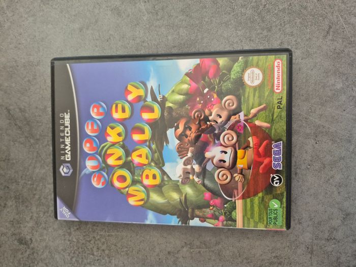 Jeu Super Monkey Ball Gamecube Complet PAL FR FRA Game Cube