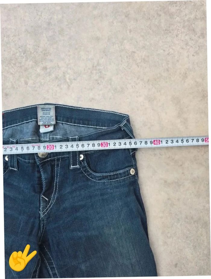Jean True Religion W26|FR36 coupe skinny bleu Femme-Women pan193b - photo numéro 4
