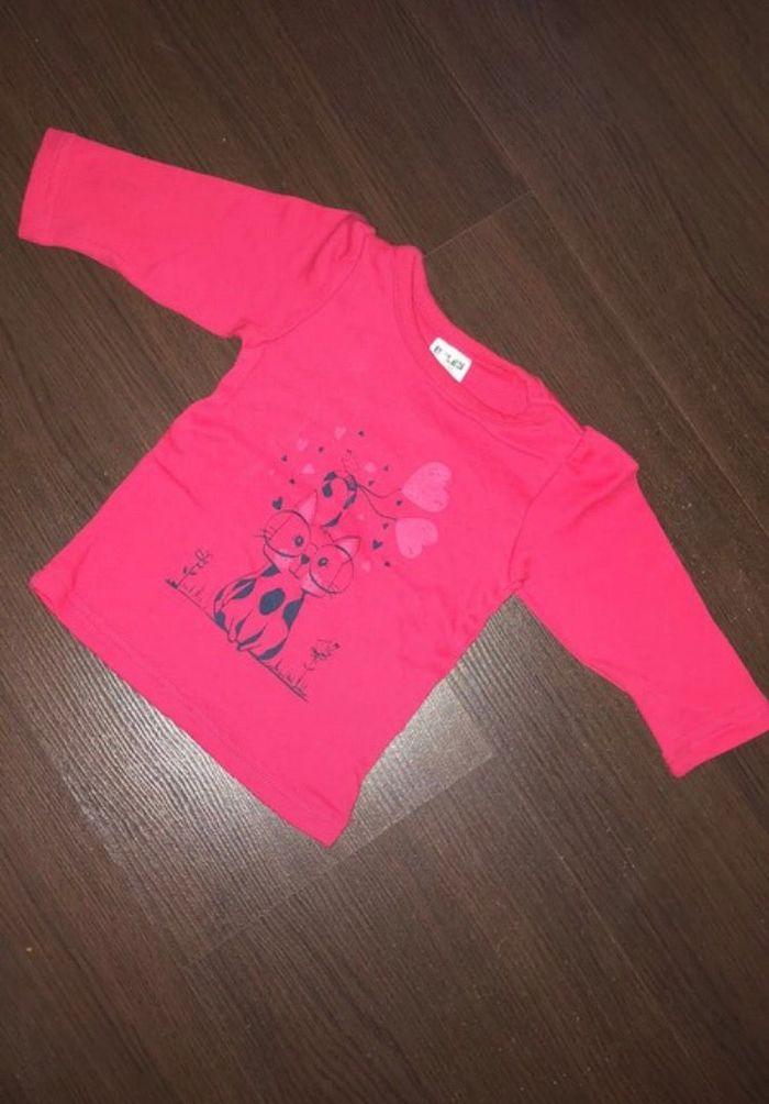 T-shirt manches longues bébé fille