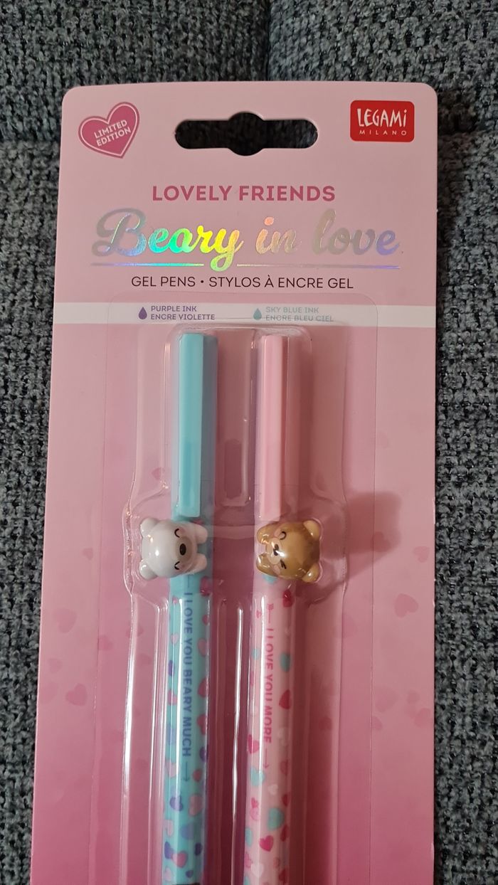 Legami Saint Valentin 2025 Lovely Friends Oursons Amoureux Bearly in Love - photo numéro 2