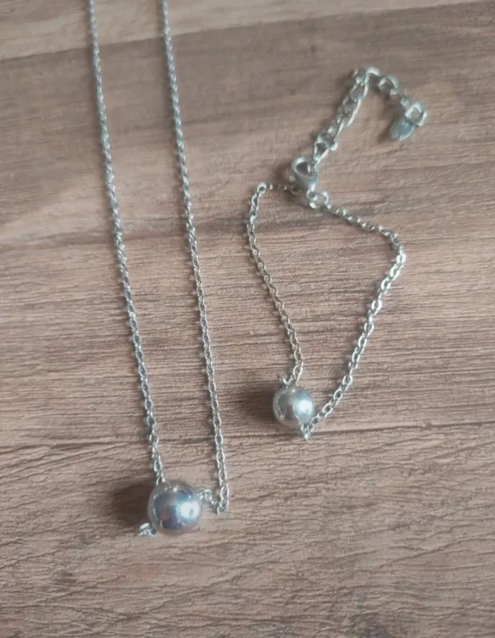 Collier + bracelet fantaisie - photo numéro 2