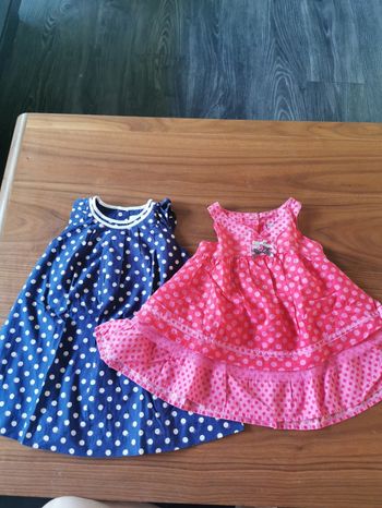 Lot robes été légères 9 mois 71cm