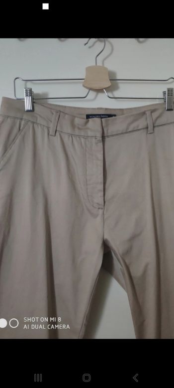 Pantalon monoprix beige