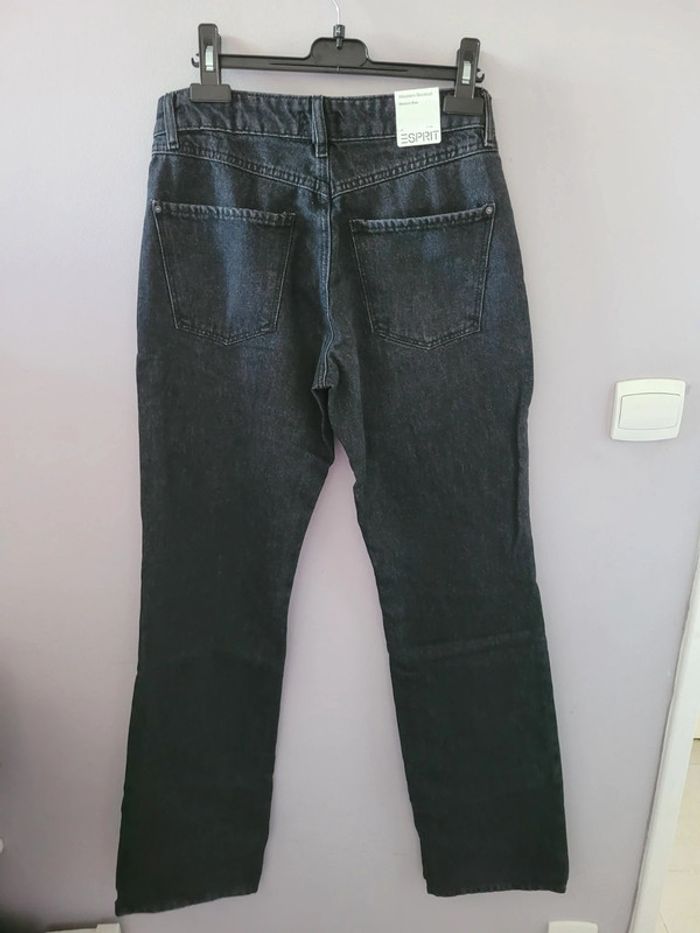Jean ESPRIT taille 26W / 34L gris délavé coupe Bootcut neuf avec étiquette - photo numéro 2