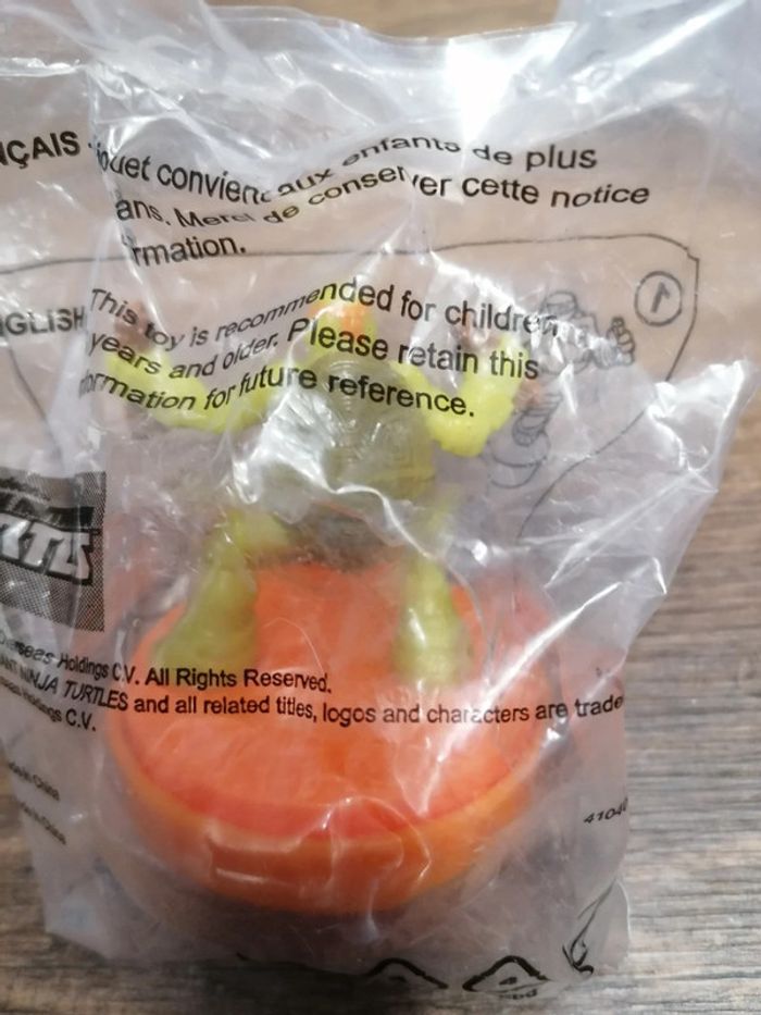 Toupie Michelangelo Tortue Ninja Happy Meal - photo numéro 2