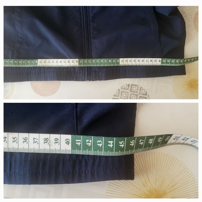 Adidas Veste Ext 3 Bandes T10/11ans-150cm-Marine et Blanc-Logo Brodé Poitrine&Patch Bleu dos - photo numéro 7