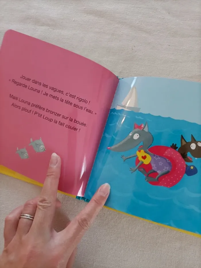 Livre P'tit Loup va à la plage - photo numéro 8