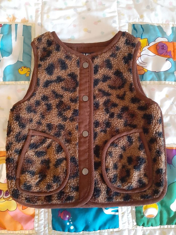 Gilet sans manche léopard kiabi