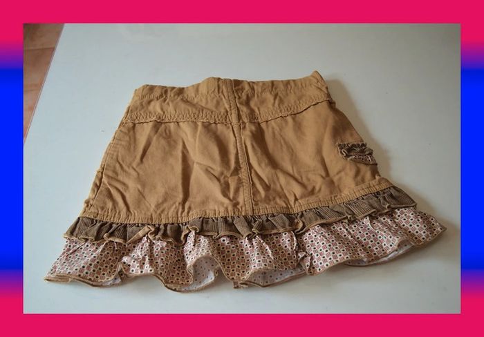 Jupe Alphabet marron taille 6 ans / 116 cm - photo numéro 4