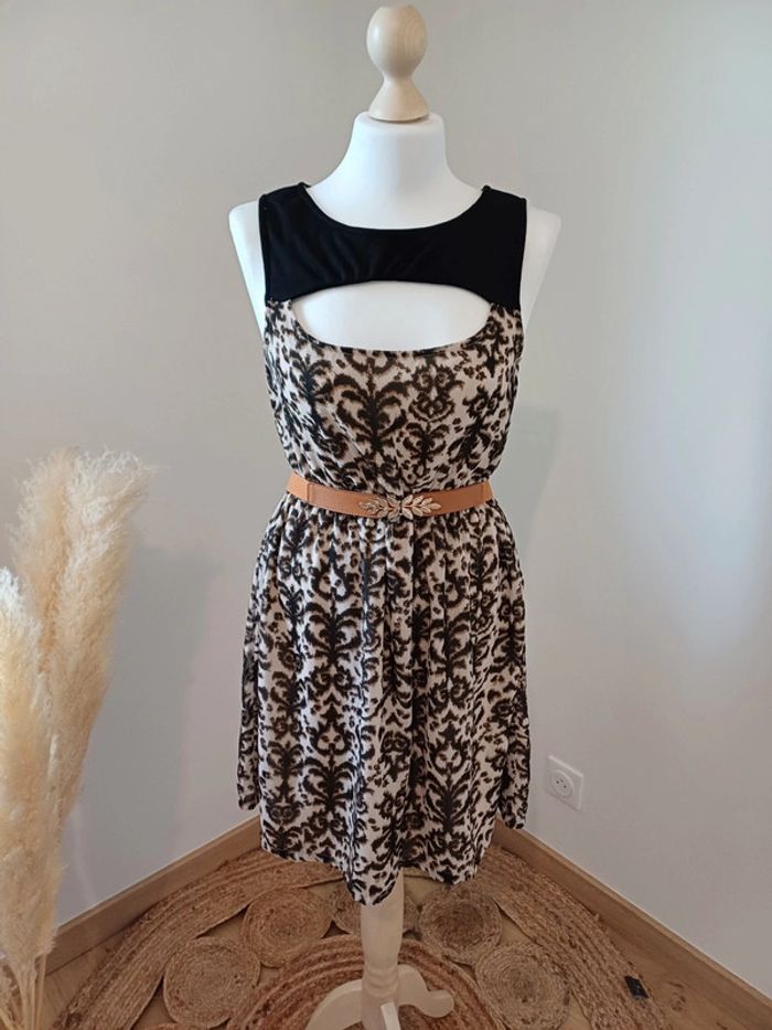 Robe chic à motifs TopStudio taille S 36 - photo numéro 8