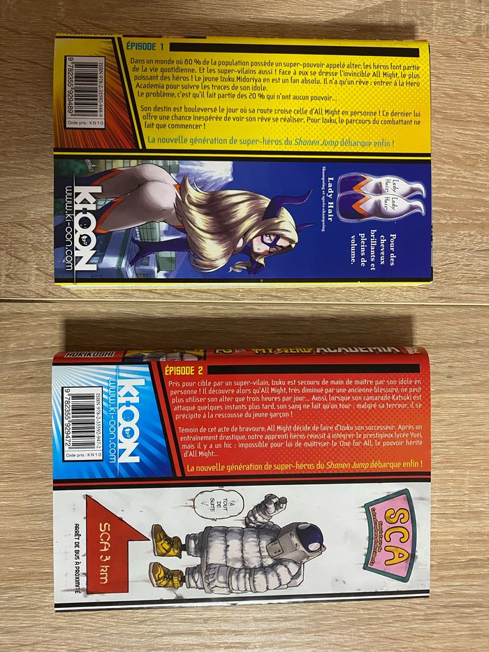 Manga My Hero Academia Vol 1 et 2 - photo numéro 2