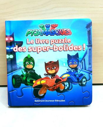 📚 Livre jeux : Pyjamasques Le livre puzzle des super bolides ! 6 puzzle