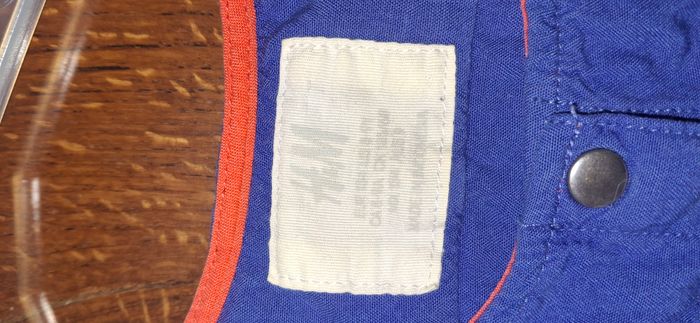 Combinaison short bleu marque H&M taille 8-9 ans - photo numéro 3
