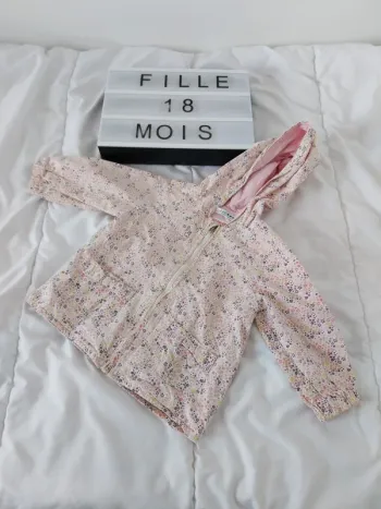 Veste de pluie fille 18 mois