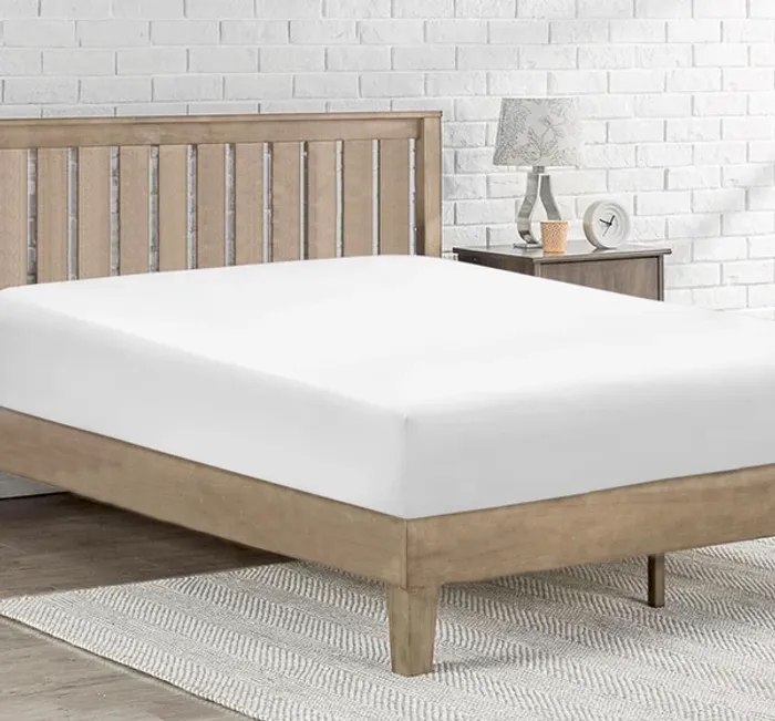 Drap-housse blanc 140×190 cm +25 cm – 57 fils – 100 % coton Neuf - photo numéro 3