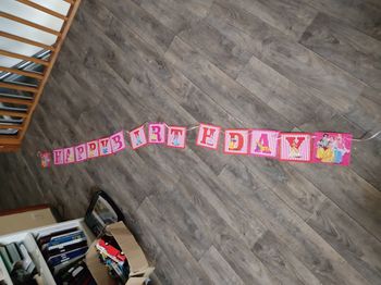 Banderole Happy Birthday princesses