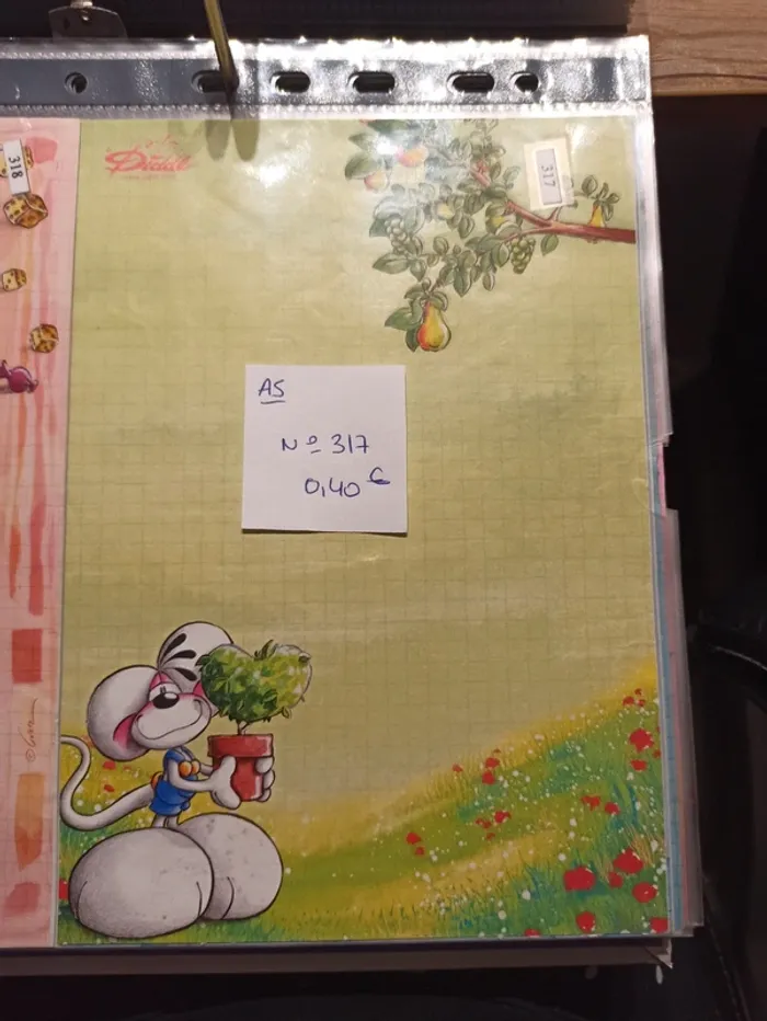 Feuille Diddl A5 317 0,40€