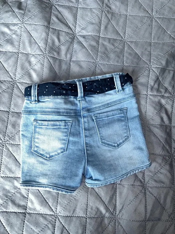 Short en jean bébé fille - photo numéro 2