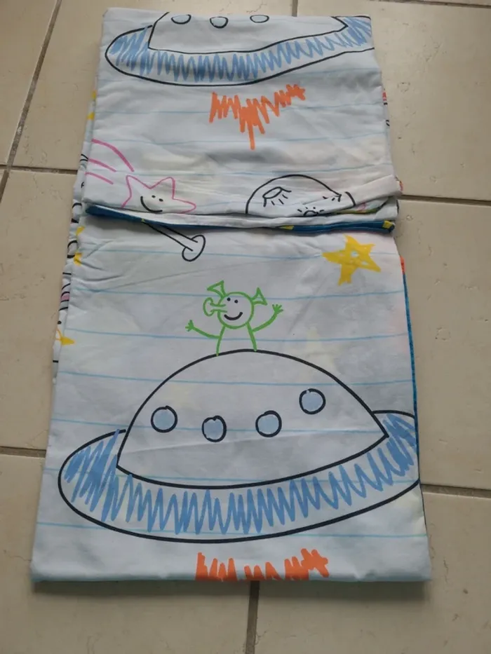 👶lot de 2 Parrures de lit enfant 130x190👶 - photo numéro 3
