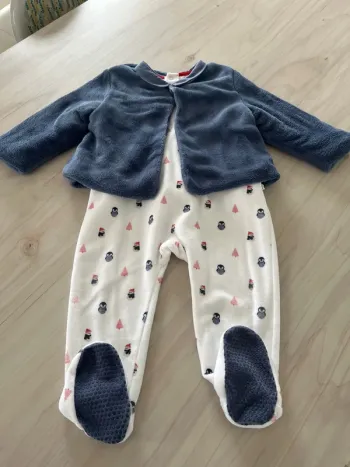 Ensemble pyjama/gilet Obaïbi 18mois