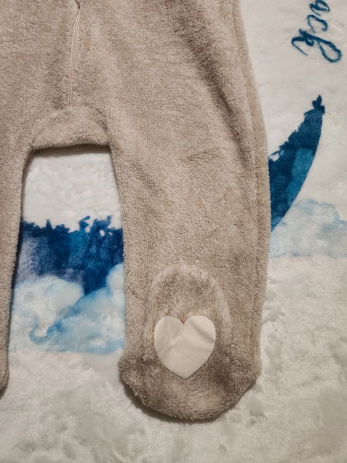 Surpyjama hibou / chouette beige kiabi 18 mois 77/82 cm - photo numéro 8