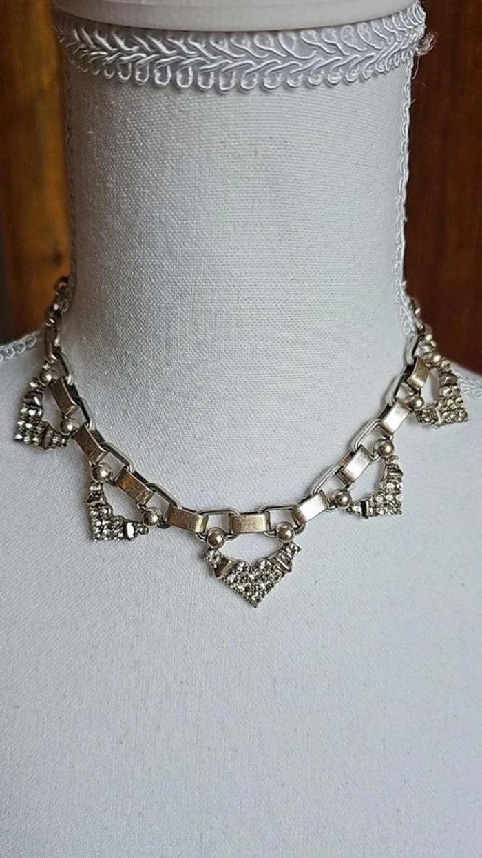 Collier ras de cou strass chocker